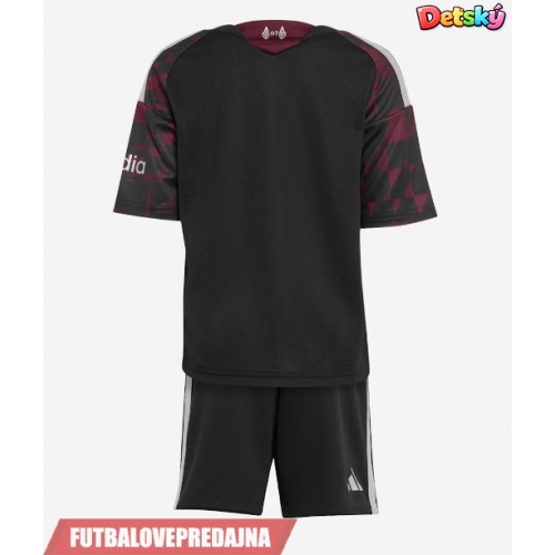 Lacne Dětský Futbalové dres Liverpool 2026-27 Krátky Rukáv - Tretina (+ trenírky)